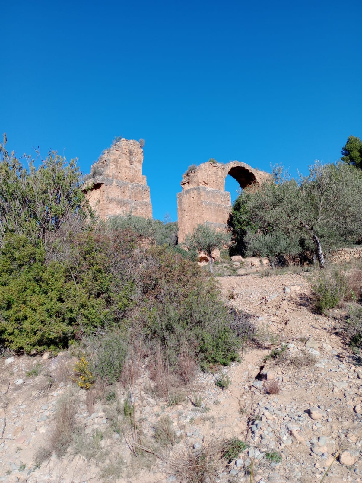 Arcos del acueducto romano de la Peña Cortada, Valencia