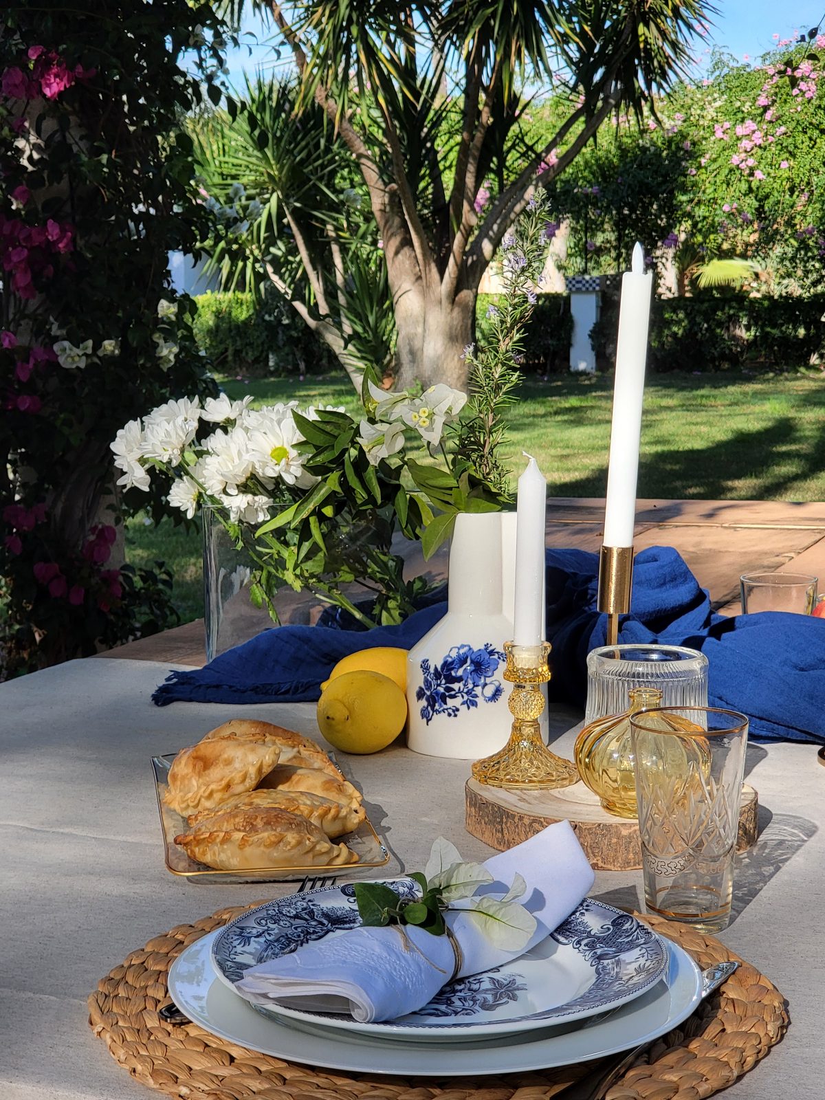 Empanadas recién hechas en Villa Paula