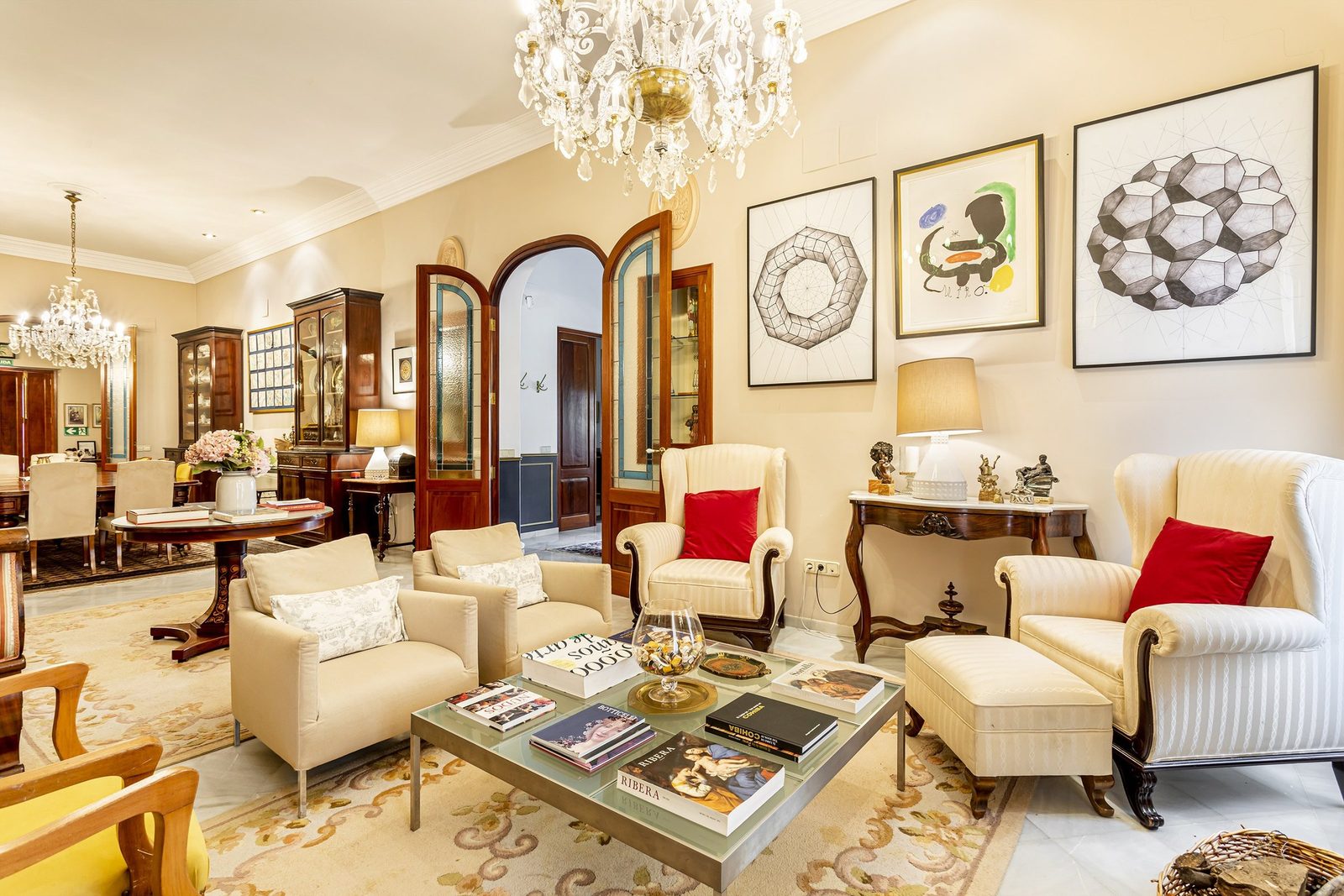 Salón principal de Villa Paula, Valencia